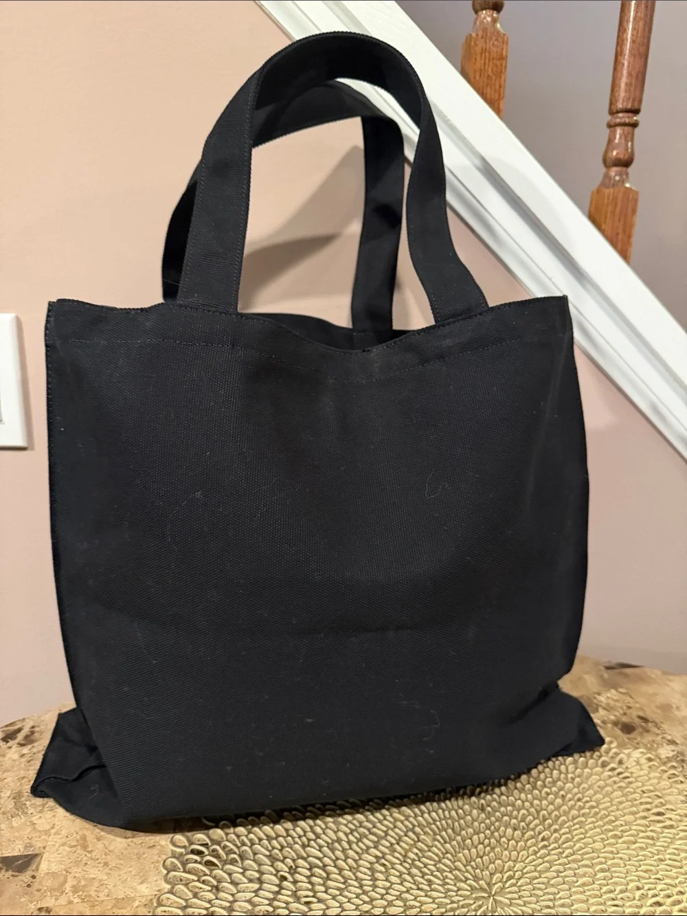 “THE MET” Black Canvas Tote Bag - The Metropolitan Museum of Art New York